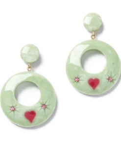 Splendette Valentine's Sweet Pea Starburst Earrings