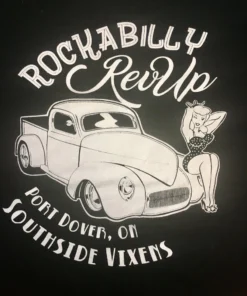 Suzie's Bombshell Boutique Bombshell T-Shirt - Rockabilly Rev Up (Ladies) Tops