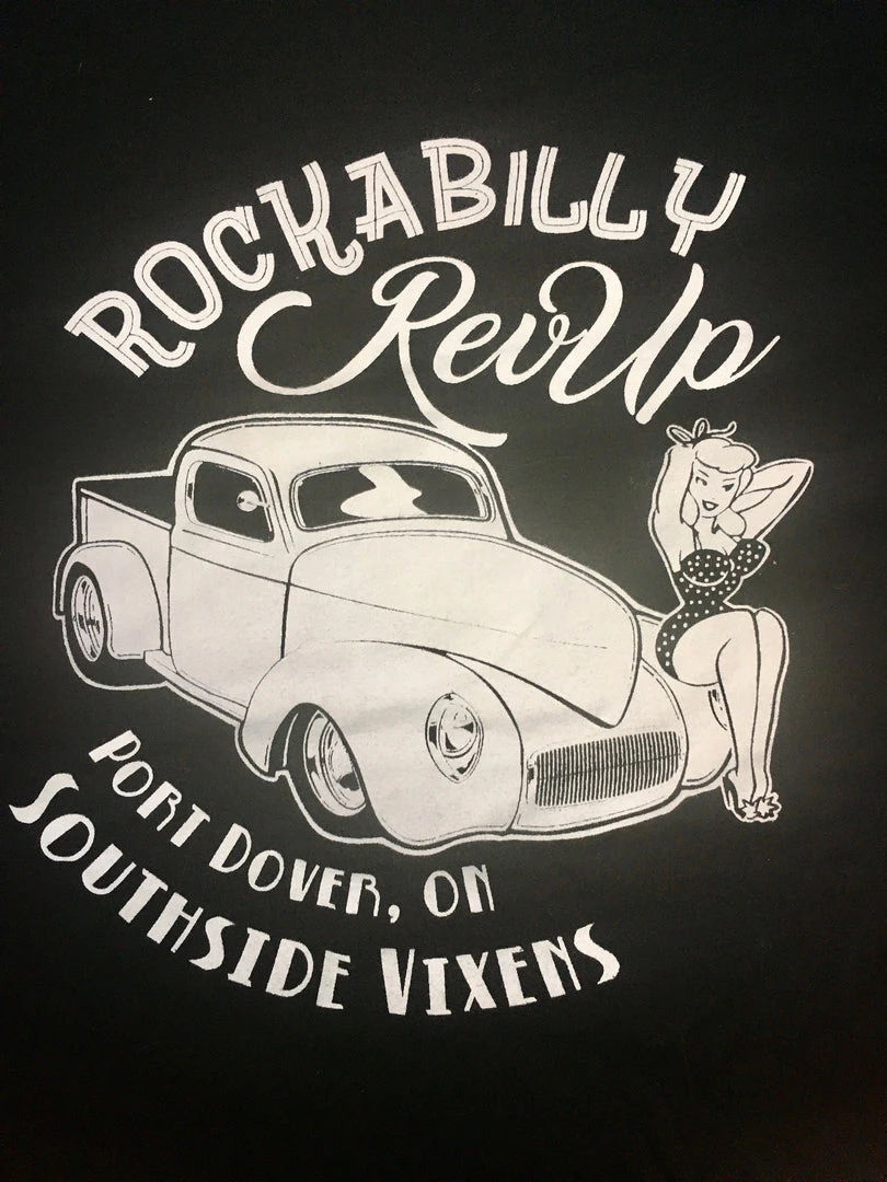 Suzie's Bombshell Boutique Bombshell T-Shirt - Rockabilly Rev Up (Ladies) Tops 3 Suzie's Bombshell Boutique Bombshell T-Shirt - Rockabilly Rev Up (Ladies) Tops