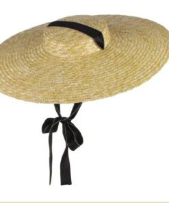 Suzie's Bombshell Boutique Accessories Bombshell Bo-Peep Large Brimmed Straw Hat 14 Suzie's Bombshell Boutique Accessories Bombshell Bo-Peep Large Brimmed Straw Hat