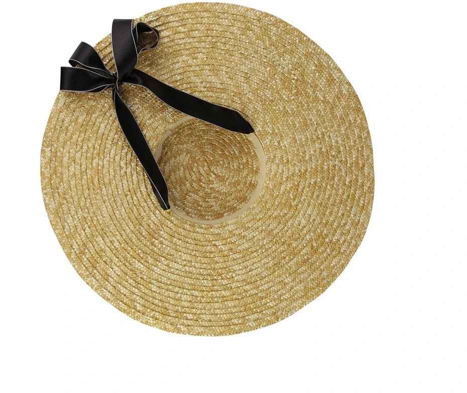 Suzie's Bombshell Boutique Accessories Bombshell Bo-Peep Large Brimmed Straw Hat 6 Suzie's Bombshell Boutique Accessories Bombshell Bo-Peep Large Brimmed Straw Hat