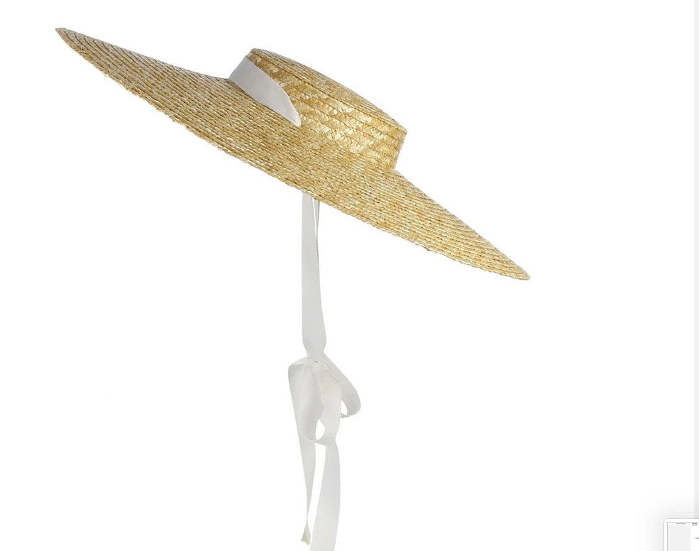 Suzie's Bombshell Boutique Accessories Bombshell Bo-Peep Large Brimmed Straw Hat 8 Suzie's Bombshell Boutique Accessories Bombshell Bo-Peep Large Brimmed Straw Hat