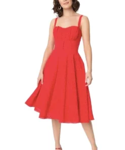 Bombshell Boutique 9 Timeless London Valerie Dress - Red Dresses
