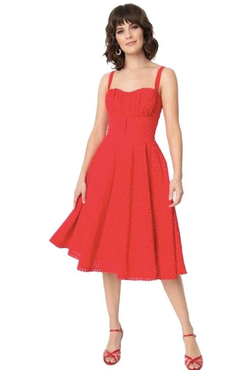 Timeless London Valerie Dress - Red Dresses 3 Timeless London Valerie Dress - Red Dresses