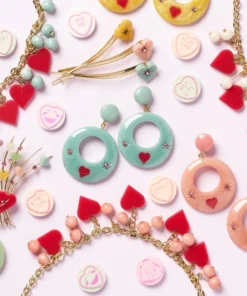 Splendette Valentine's Set Of 6 Pastel Hair Slides