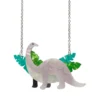 Erstwilder Dinosauria I'll Be Brach Necklace - Pink