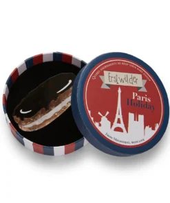 Erstwilder Paris Holiday Eclair Au Chocolat Brooch