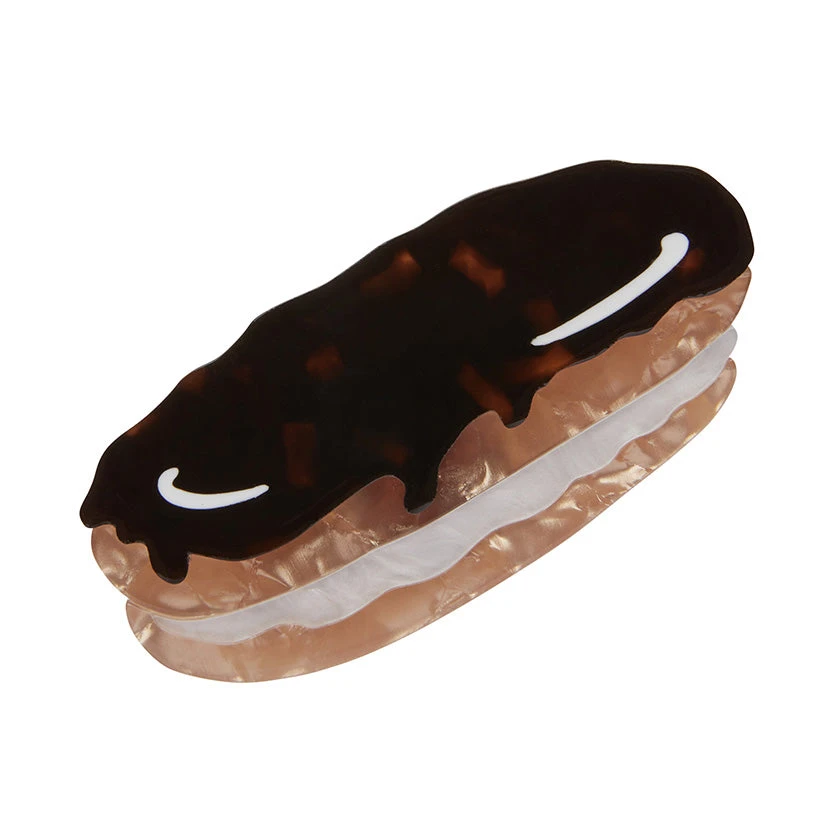 Erstwilder Paris Holiday Eclair Au Chocolat Brooch 3 Erstwilder Paris Holiday Eclair Au Chocolat Brooch