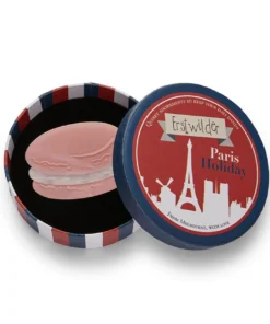 Erstwilder Paris Holiday Magnifique Macaron Brooch