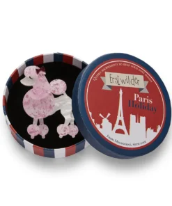 Erstwilder Paris Holiday Madame Caniche Brooch