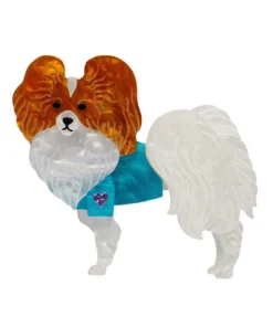 Erstwilder Paris Holiday Papillon En Bleu Brooch