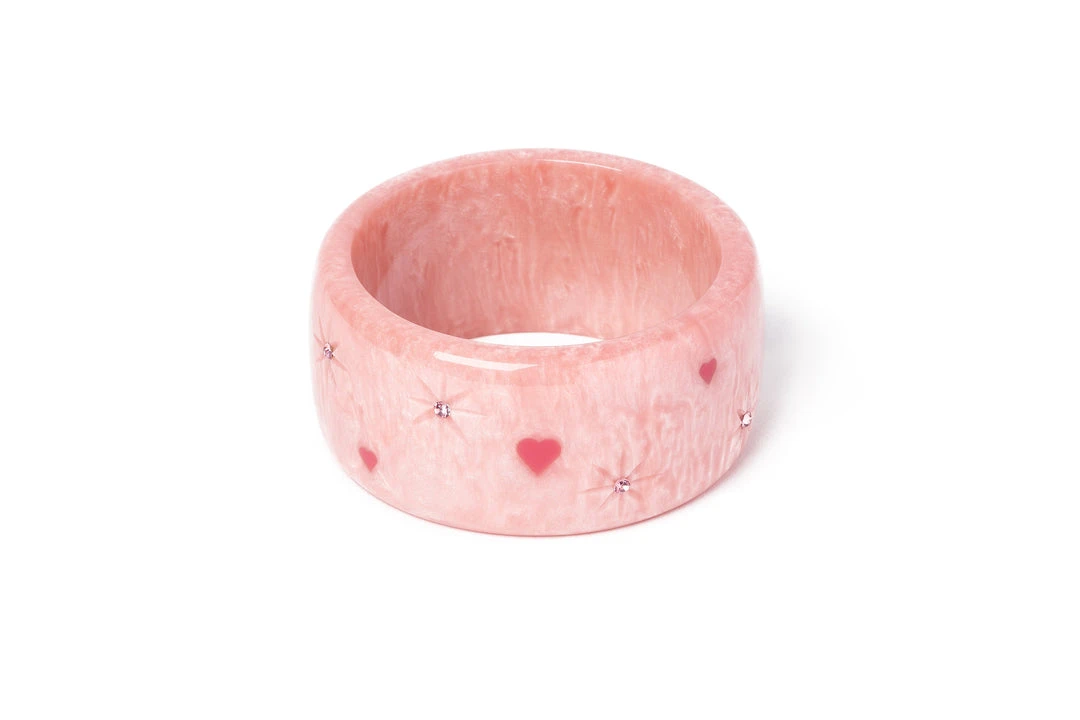 Splendette Valentine's Sweet Cheeks Starburst Bangle Extra Wide 3 Splendette Valentine's Sweet Cheeks Starburst Bangle Extra Wide