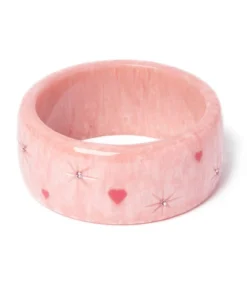 Splendette Valentine's Sweet Cheeks Starburst Bangle Extra Wide - Duchess