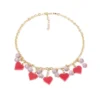 Splendette Valentine's Poppet Heart Necklace
