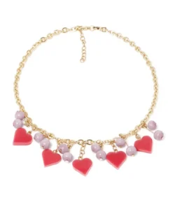 Splendette Valentine's Poppet Heart Necklace