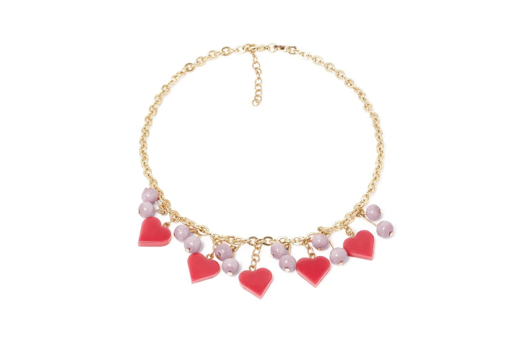 Splendette Valentine's Poppet Heart Necklace 3 Splendette Valentine's Poppet Heart Necklace
