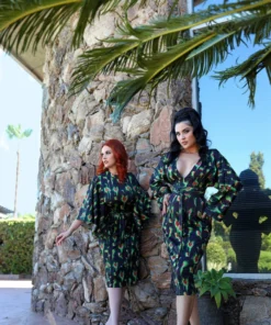 Rebel Love Clothing Rebel Love Kiss Of Kyoto Dress - Venus Flytrap