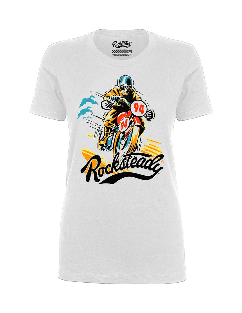 Steady Clothing Steady Rocksteady Solo Racer Ladies T-Shirt 3 Steady Clothing Steady Rocksteady Solo Racer Ladies T-Shirt