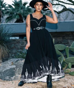 Rebel Love Clothing Rebel Love Sonoran Desert High-low Maxi Dress