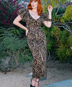 Rebel Love Clothing Rebel Love Wild Winona Puff Sleeve Pencil Dress