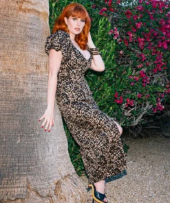 Rebel Love Clothing Rebel Love Wild Winona Puff Sleeve Pencil Dress