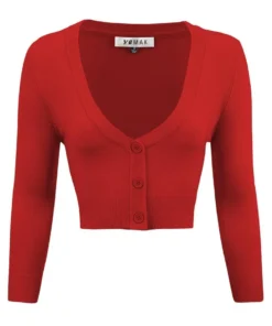 MAK Cropped Cardigan (Various Colours) Tops 13 MAK Cropped Cardigan (Various Colours) Tops