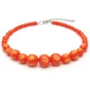 Splendette Sunset Carved Bead Necklace 2 Splendette Sunset Carved Bead Necklace