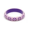 Splendette Midi Clematis Carved Bangle