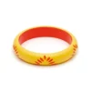 Splendette Midi Sunrise Carved Bangle