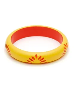 Splendette Midi Sunrise Carved Bangle