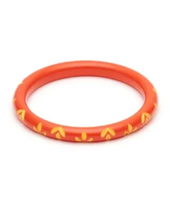 Splendette Narrow Sunset Carved Bangle
