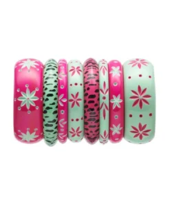 Splendette Midi Flamingo Carved Bangle 7 Splendette Midi Flamingo Carved Bangle