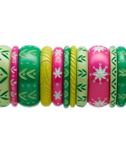 Splendette Narrow Spring Carved Bangle 8 Splendette Narrow Spring Carved Bangle