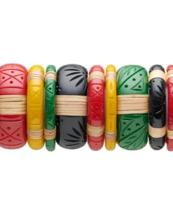 Splendette Parakeet Cane Light Cane Bangle - Narrow