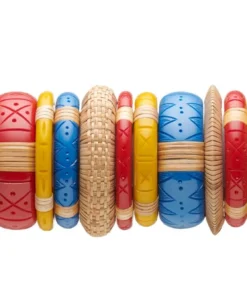 Splendette Pacific Cane Light Cane Bangle - Wide