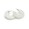 Splendette Small Cloud Fakelite Hoop Earrings