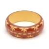 Splendette Wide Carved Bangle Duchess - Café 2 Splendette Wide Carved Bangle Duchess - Café