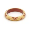 Splendette Midi Carved Bangle - Lait