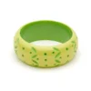 Splendette Wide Carved Bangle - Zest 1 Splendette Wide Carved Bangle - Zest