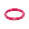 Splendette Narrow Carved Bangle - Raspberry