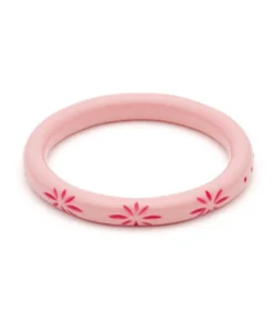 Splendette Narrow Carved Bangle - Ripple