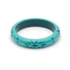 Splendette Midi Carved Bangle - Nymph