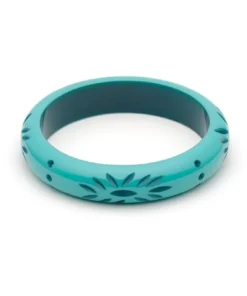 Splendette Midi Carved Bangle - Nymph