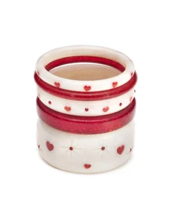 Splendette Secret Admirer Heart Bangle - Narrow 7 Splendette Secret Admirer Heart Bangle - Narrow