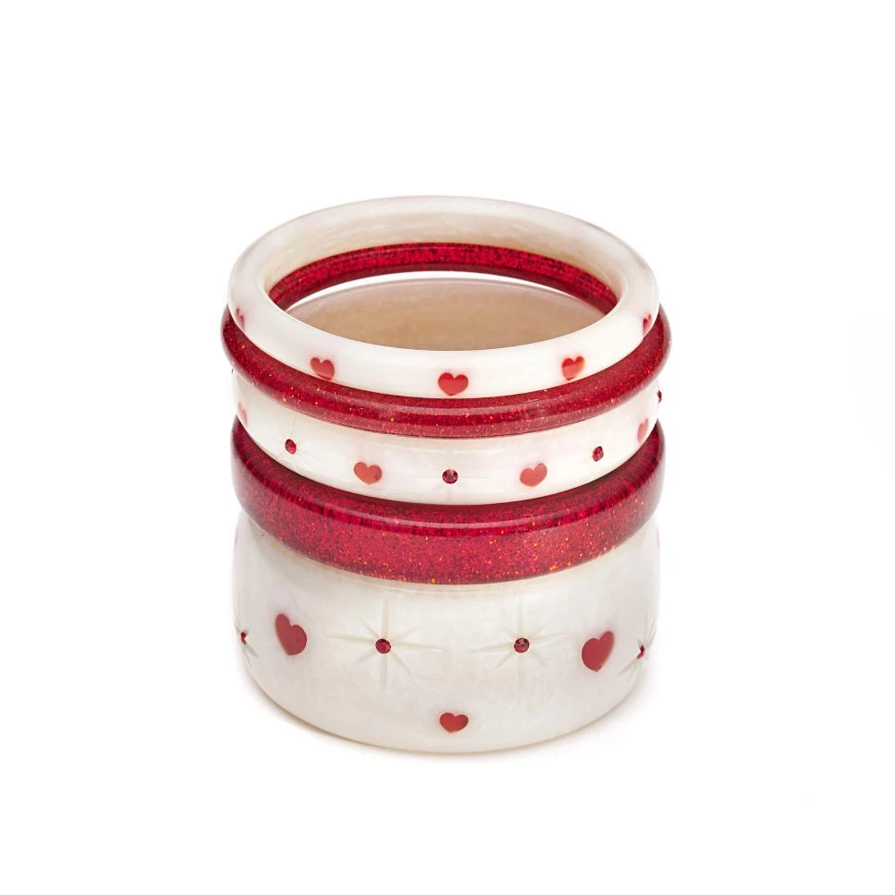 Splendette Secret Admirer Heart Bangle - Narrow 5 Splendette Secret Admirer Heart Bangle - Narrow