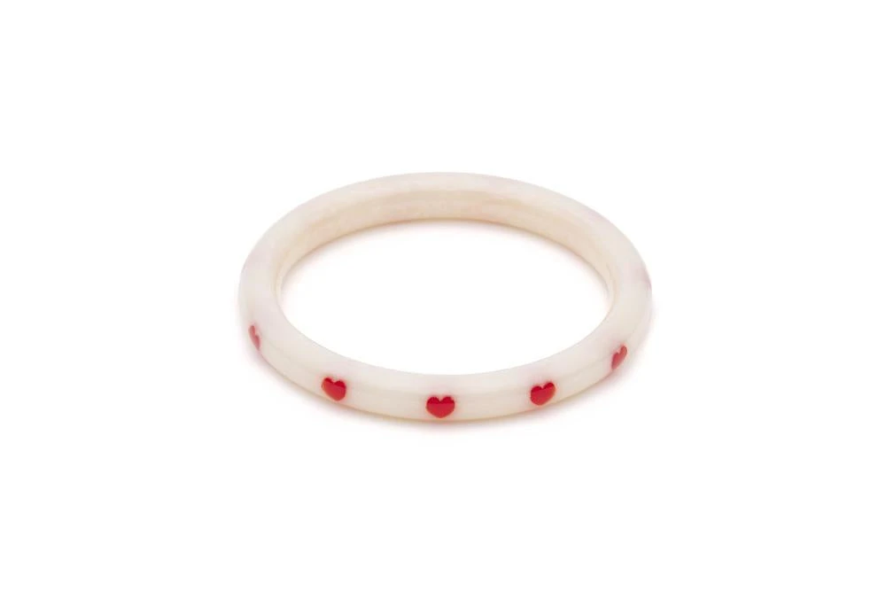 Splendette Secret Admirer Heart Bangle - Narrow 3 Splendette Secret Admirer Heart Bangle - Narrow