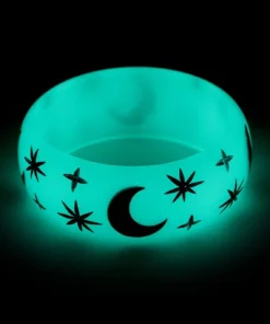 Splendette Spirit Moon Bangle - Wide