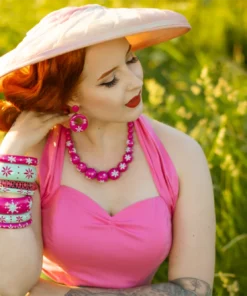 Splendette Wide Flamingo Carved Bangle