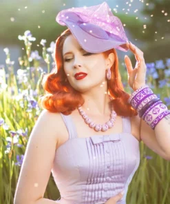 Splendette Wide Clematis Carved Bangle