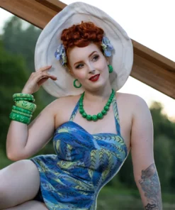 Splendette Wide Spring Carved Bangle - Duchess